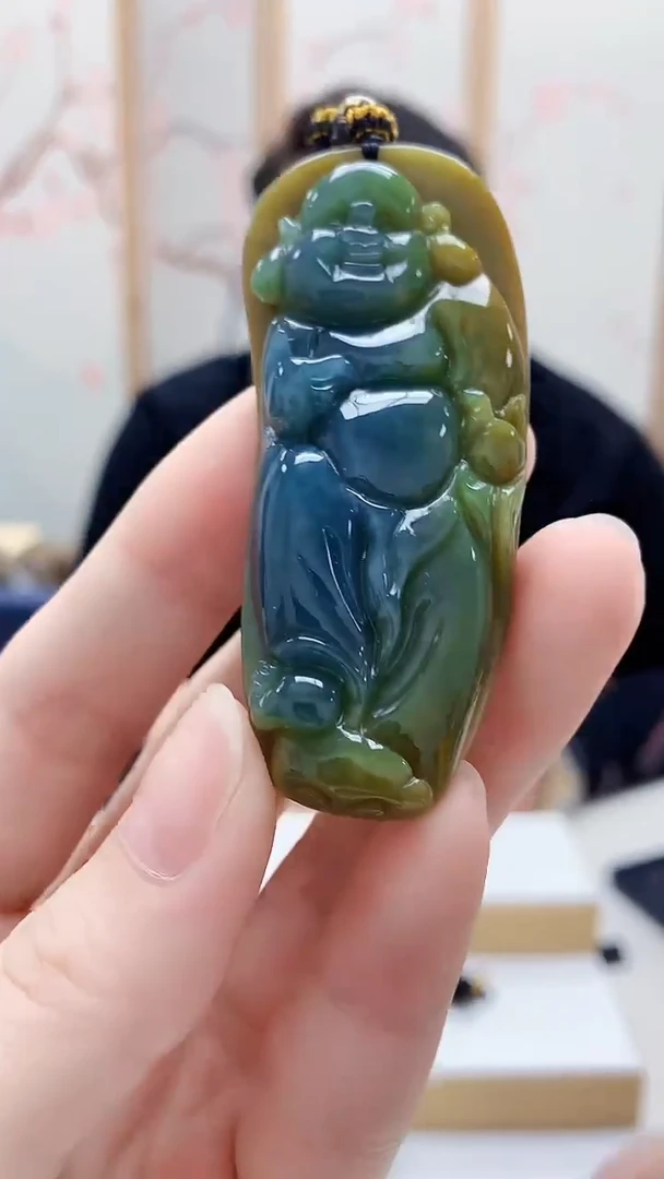 未镶嵌定制翡翠5060ry-毛货挂件36