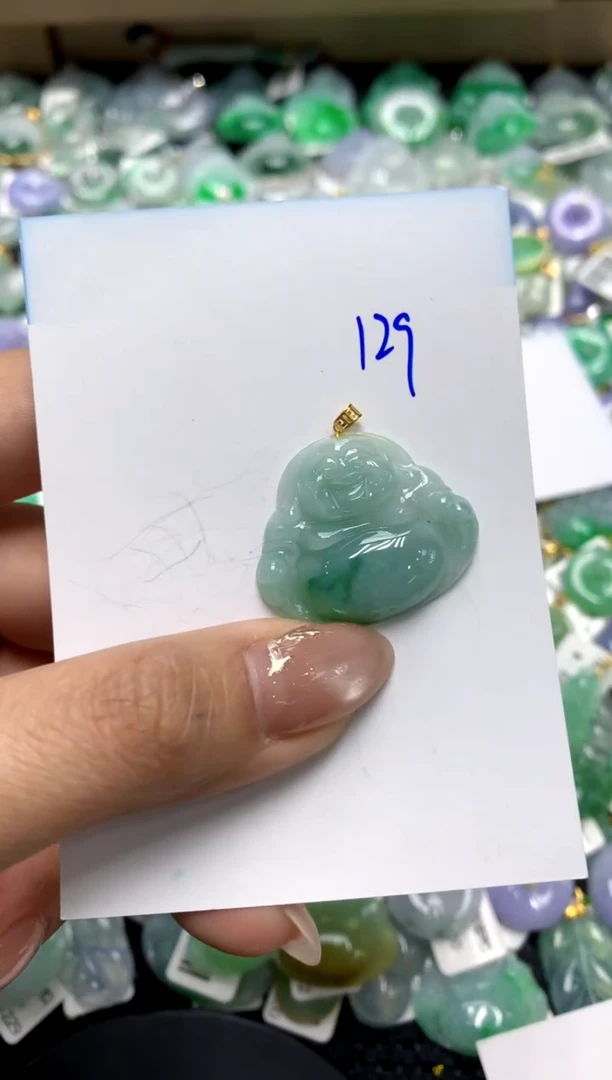 【闪购商品】翡翠颈饰18K金镶嵌111111111