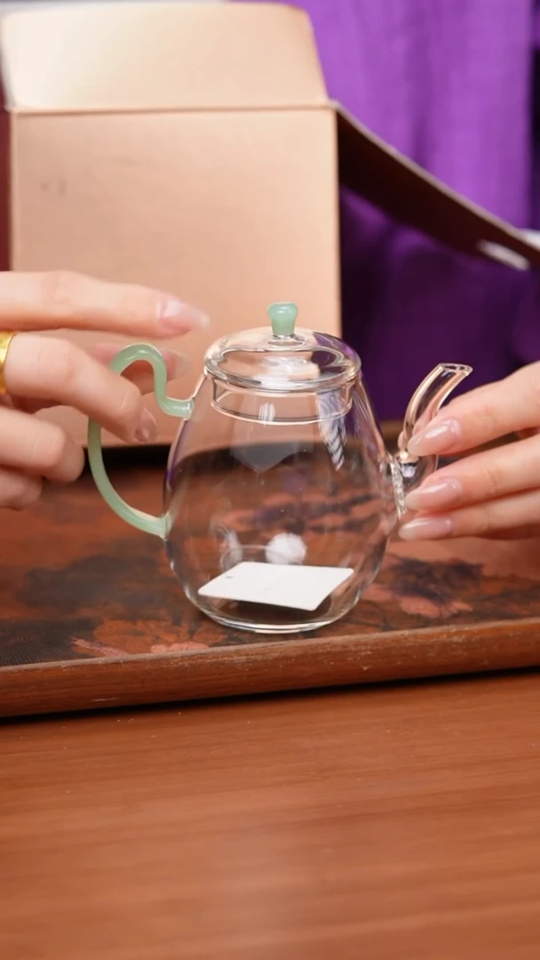 【闪购商品】禾器/晶彩灵雀壶/浅玉色/定制版