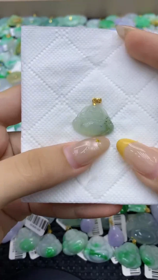 颈饰未镶嵌翡翠天然缅甸翡翠A货