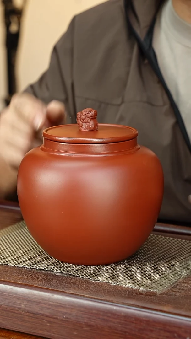 宜兴原矿紫砂茶叶罐