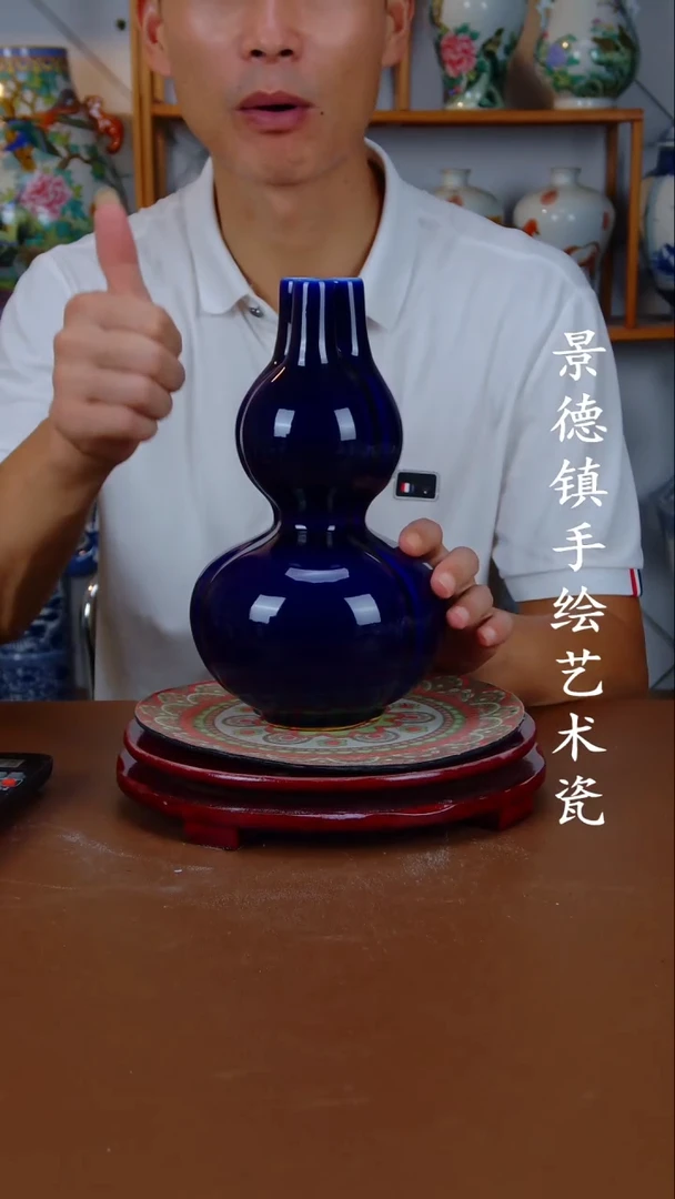 现代景德镇手工手绘陶瓷摆件48