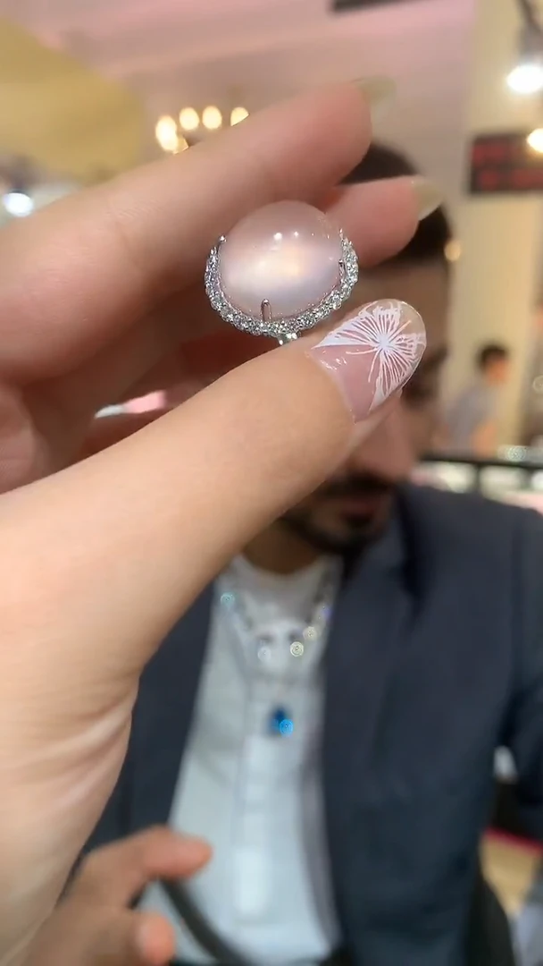 银S925镶嵌戒指水晶【宝石世家严选】
