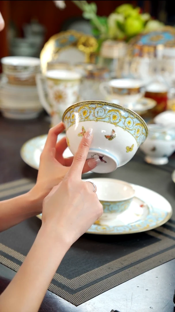 瓷片5.25英寸碗4个