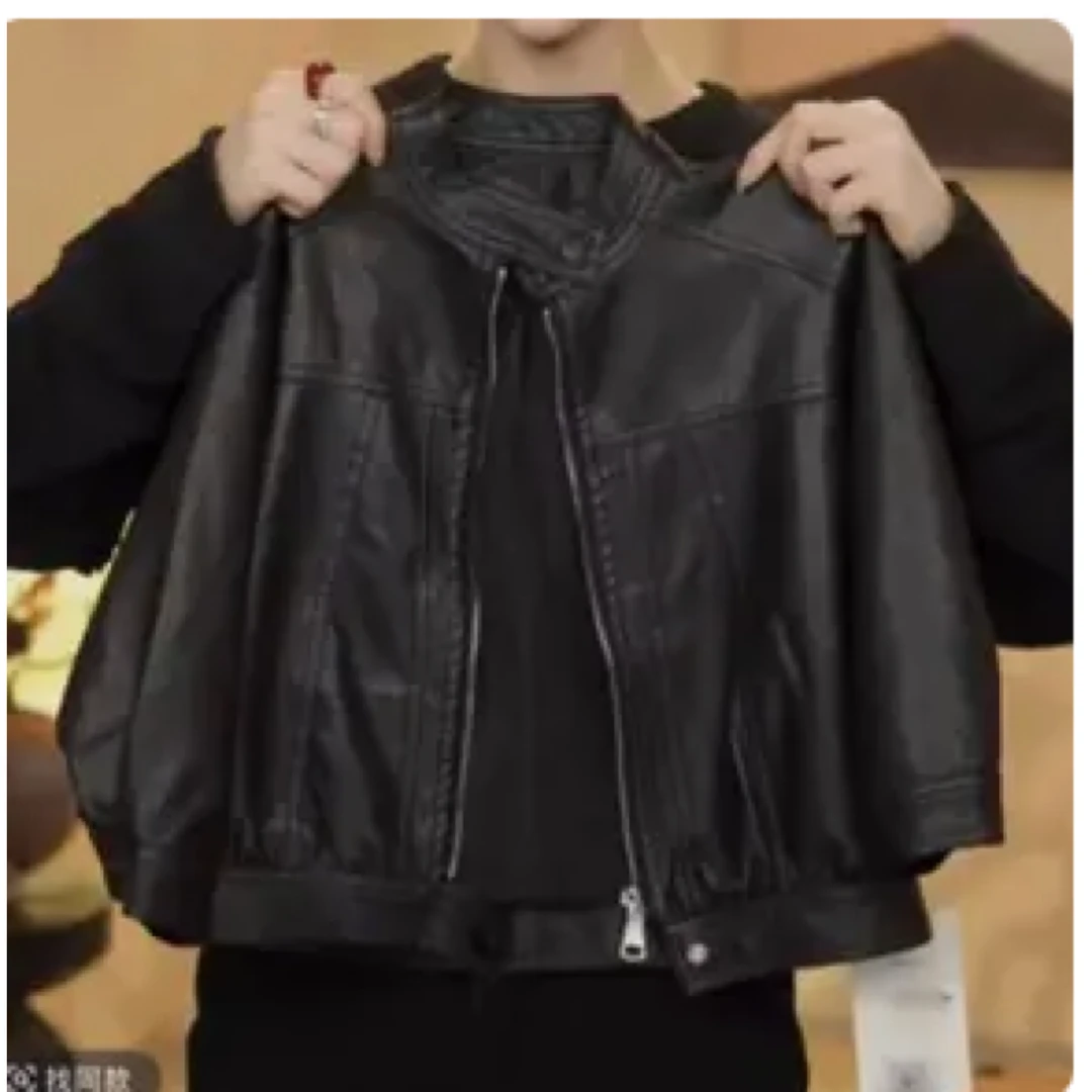 【小佑专属】2025春秋儿童外套男女宝宝百搭皮夹克短款皮衣潮