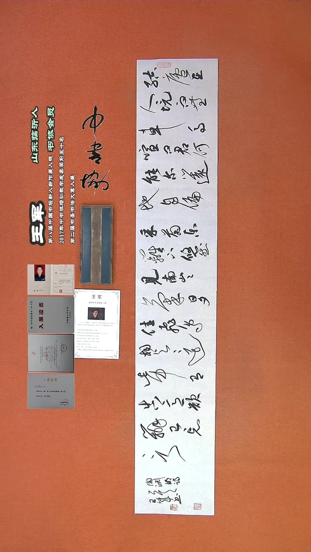 【闪购商品】书法590王军书法作品