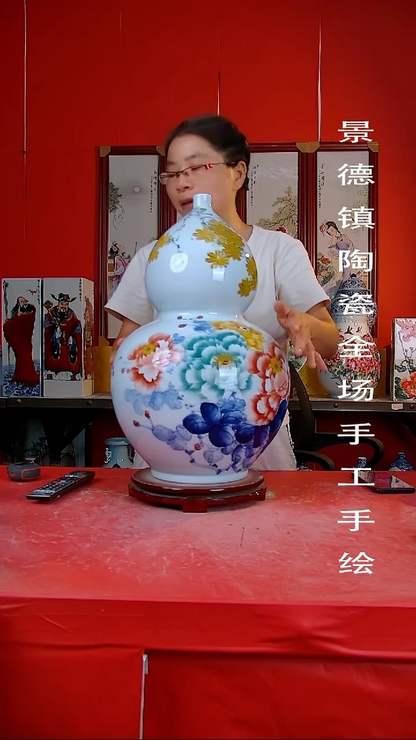 摆件景德镇陶瓷 全场手工手绘