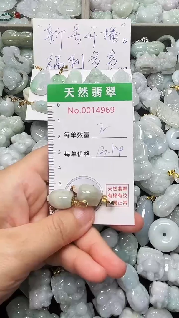 翡翠未镶嵌吊坠(不含链)4969