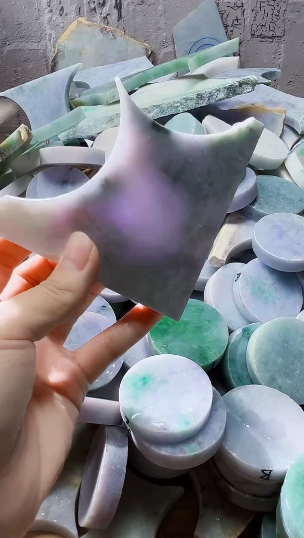 配石翡翠天然翡翠A货498