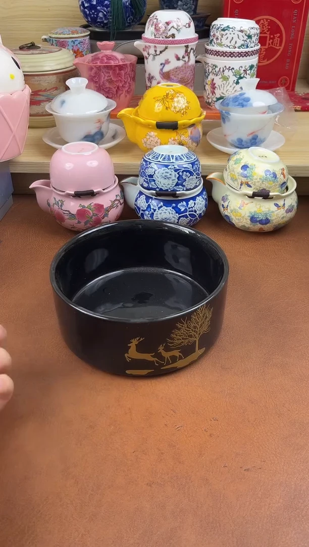 陶陶瓷茶具摆件旅行套组