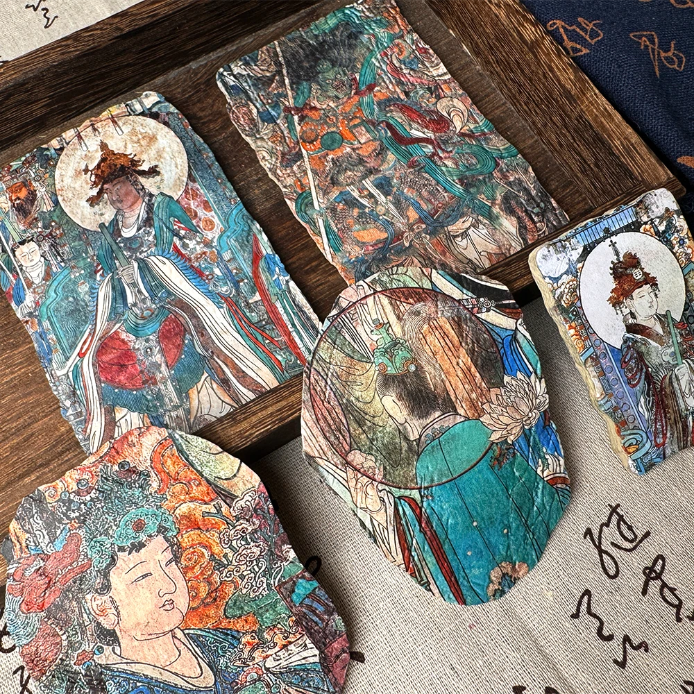 2025新款永乐宫壁画冰箱贴磁吸潮玩文创高级感山西旅游伴手礼