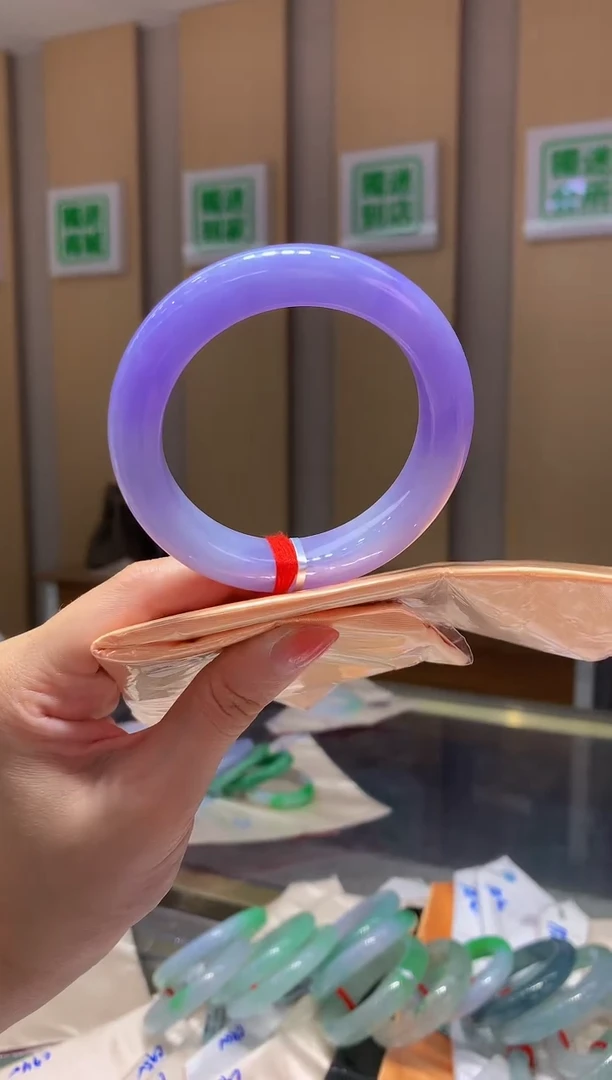 未镶嵌手镯翡翠--C5 圈口57.1