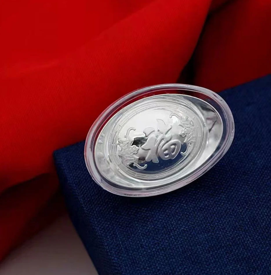 足银银制品 足银元宝