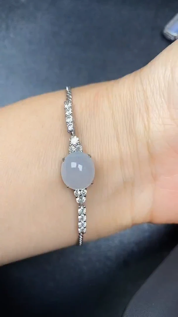 银S925镶嵌戒指翡翠3690