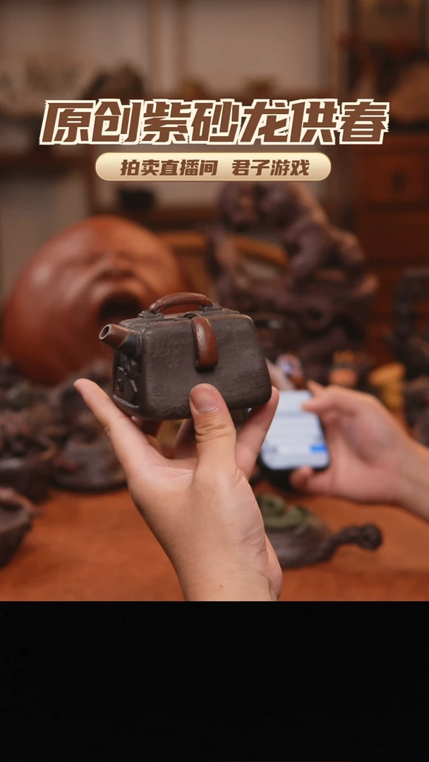 茶壶紫砂硬*青砂志原创紫砂作品