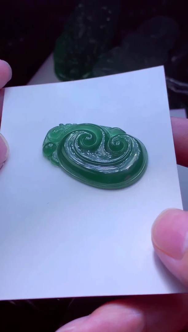 未镶嵌定制翡翠木*$天然缅甸翡翠A货毛货吊坠