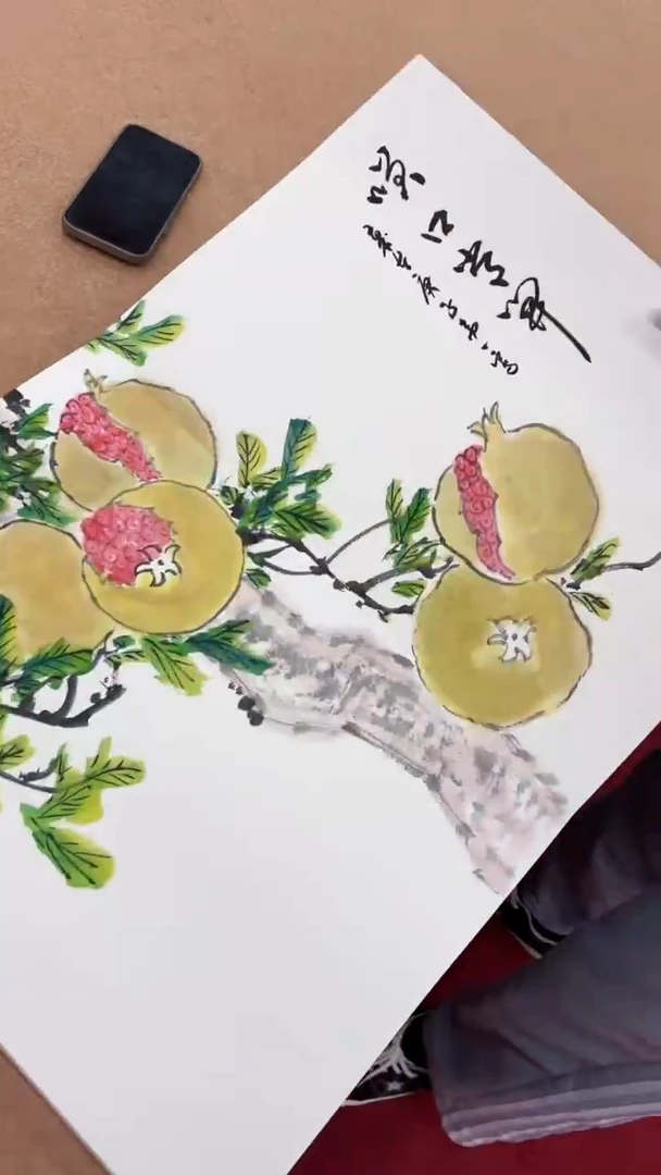国画花鸟册页