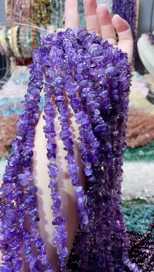 未镶嵌珠宝半成品水晶紫水晶