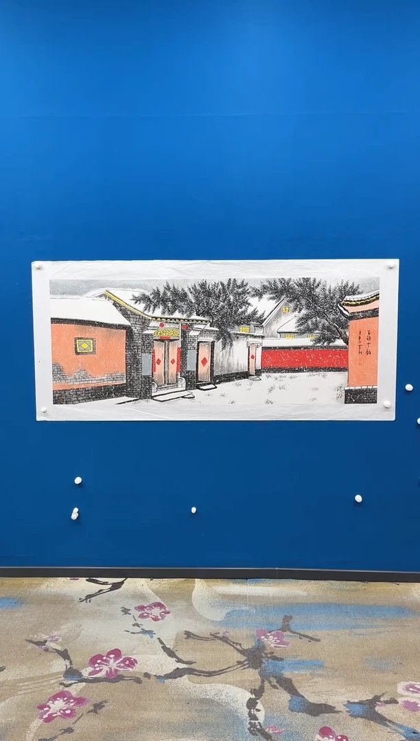 国画张-展览原作雪景/无框/W
