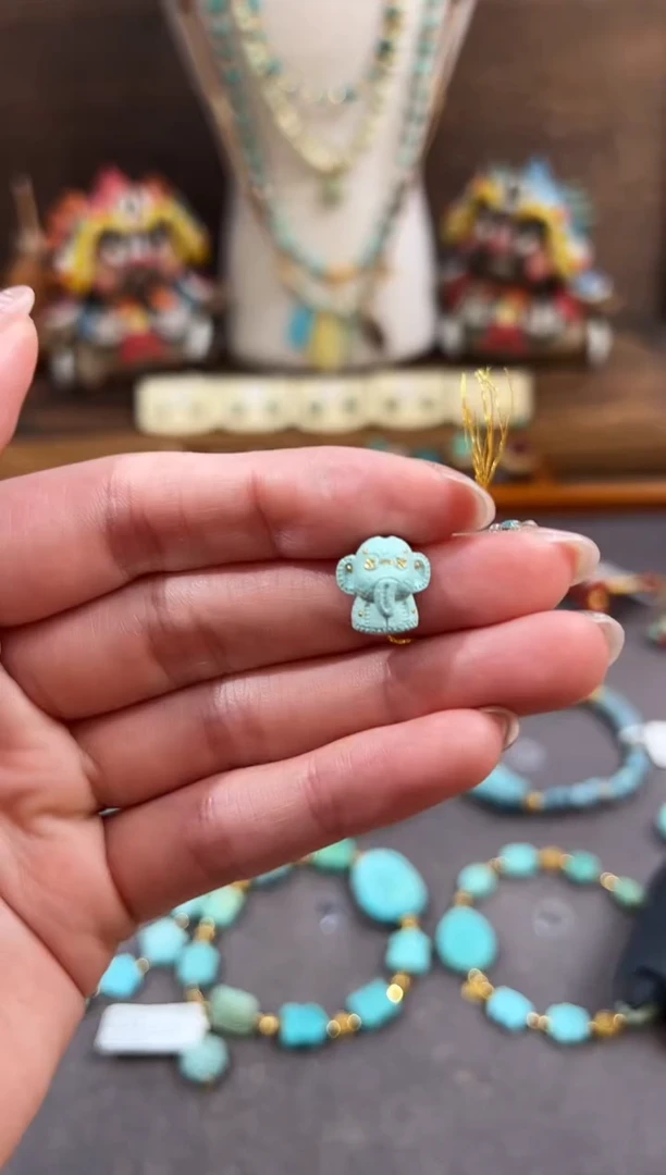 绿松石未镶嵌配饰绿松石配饰