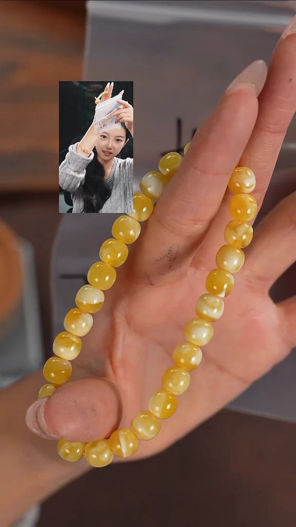 手串蜜蜡未镶嵌点*点若雨臣品质回血