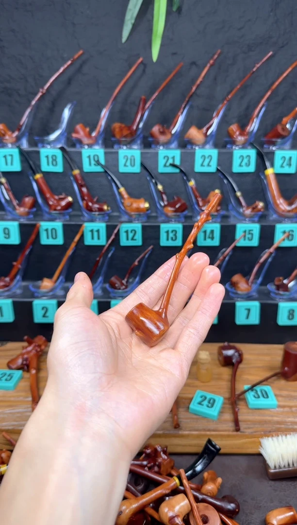 一物一图檬子木手工香烟嘴