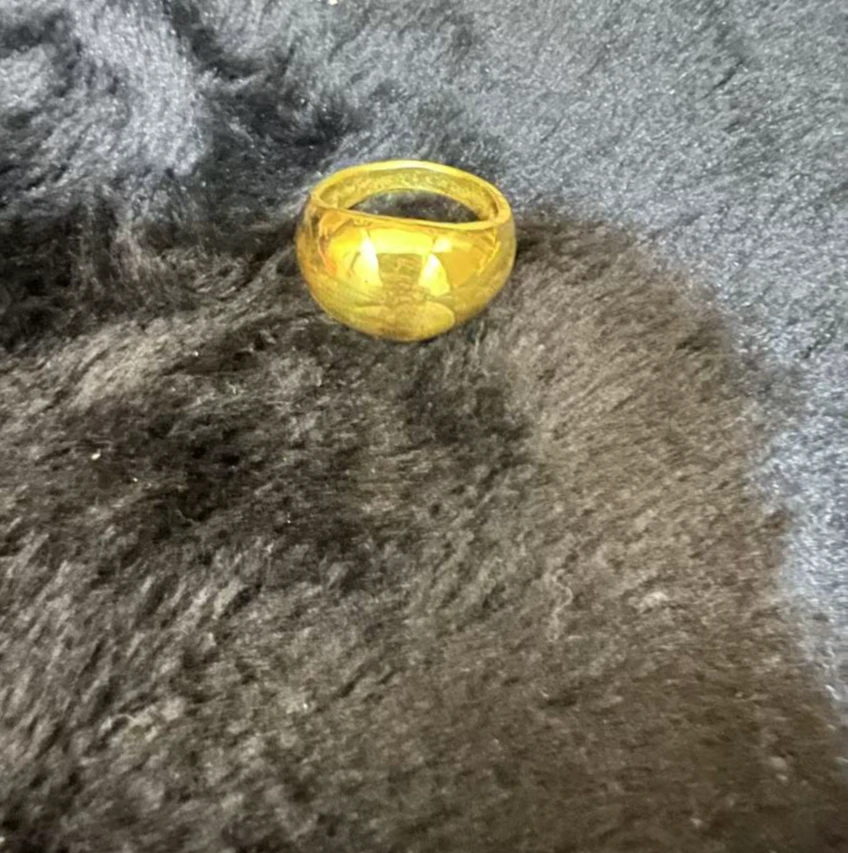 合金戒指 爆款手工制作（网红大肚）戒子妈妈气质百搭实心中古光面