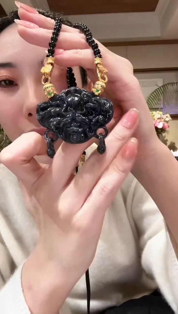 【闪购商品】翡翠颈饰未镶嵌国风