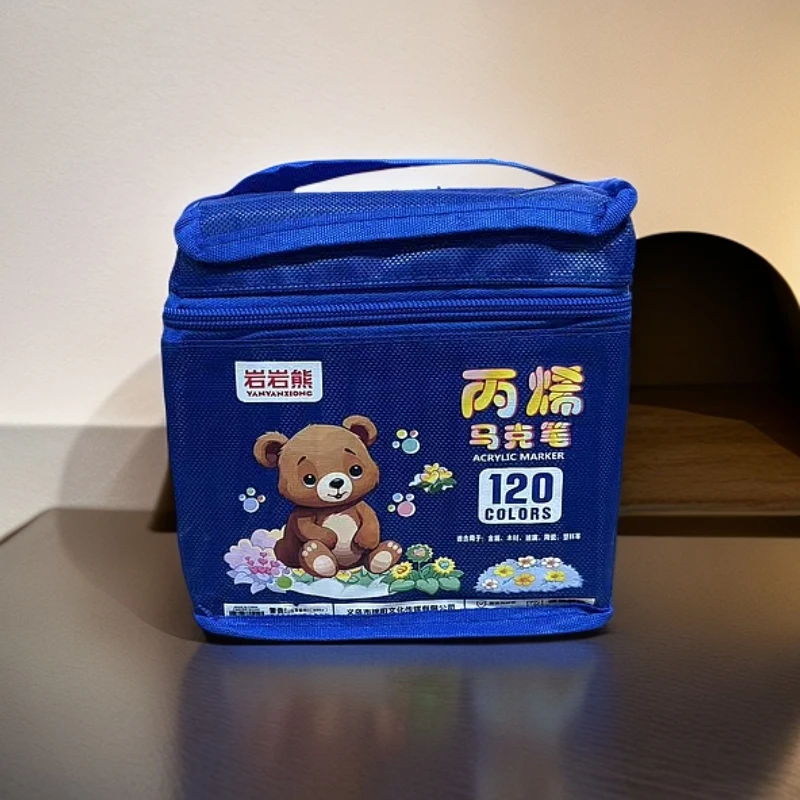 120色丙烯马克笔儿童不透色可叠色防水美术专用马克笔