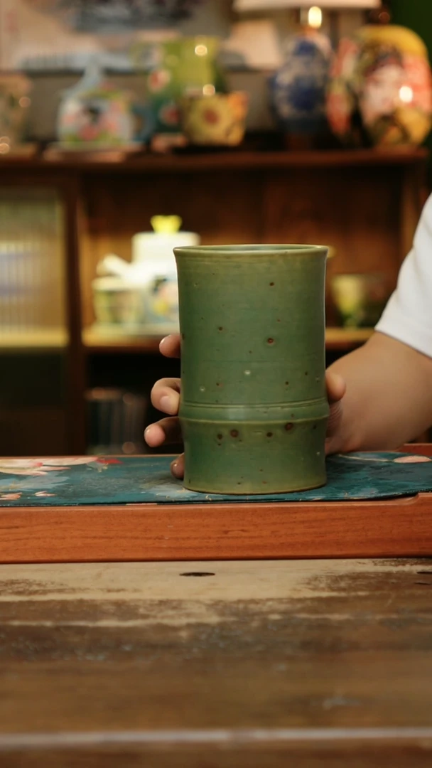 瓷片景德镇纯手工釉下彩精品茶具