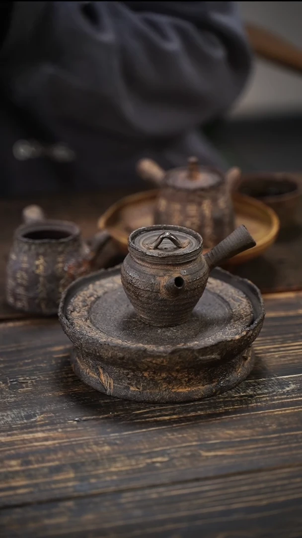 全手工制作  南蛮侧把壶80CC