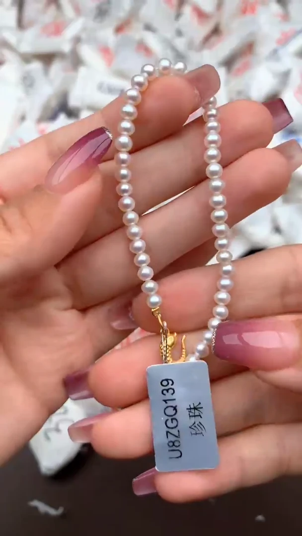 【闪购商品】淡水珍珠手串银S925镶嵌一