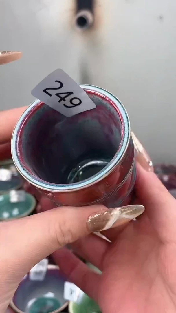 【闪购商品】摆件钧瓷手工茶器窑变