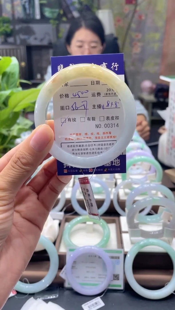 未镶嵌手镯翡翠00314***