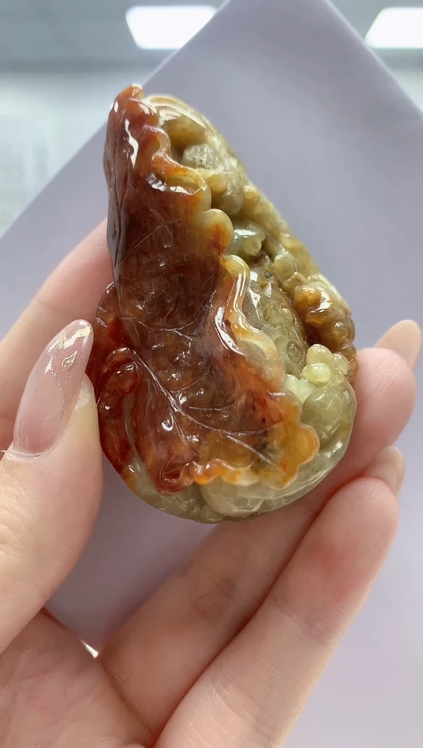 未镶嵌定制翡翠4917jw-毛货挂件22
