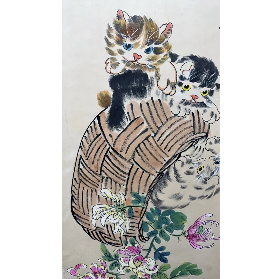 孙老款 动物立轴 102 50 4.5平尺