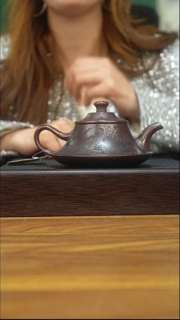 茶杯紫砂宜兴本地原矿紫砂壶200cc