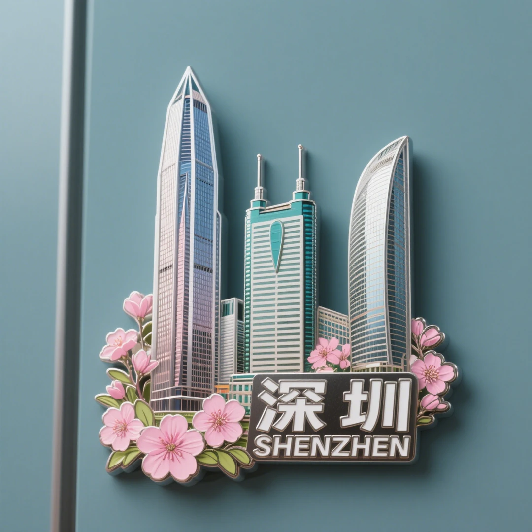 【广东深圳】磁铁金属冰箱贴磁吸纪念品文创特色礼物伴手礼浮雕