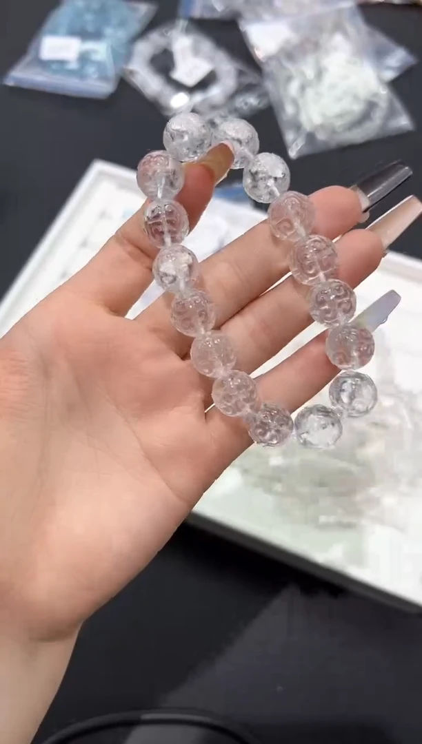 水晶手链未镶嵌5c多样性发其一【1条】默认微瑕