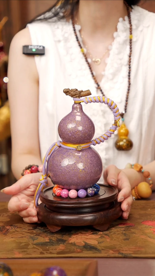 114易林高端工艺大漆酒葫芦--358
