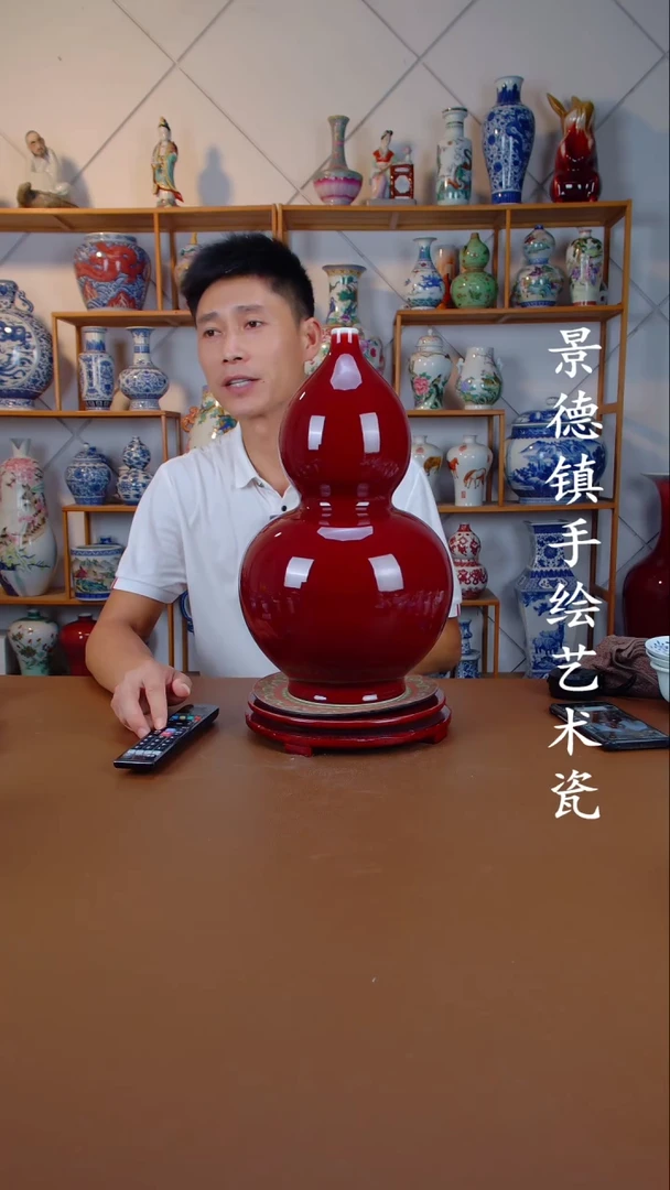 现代景德镇手工手绘陶瓷摆件21