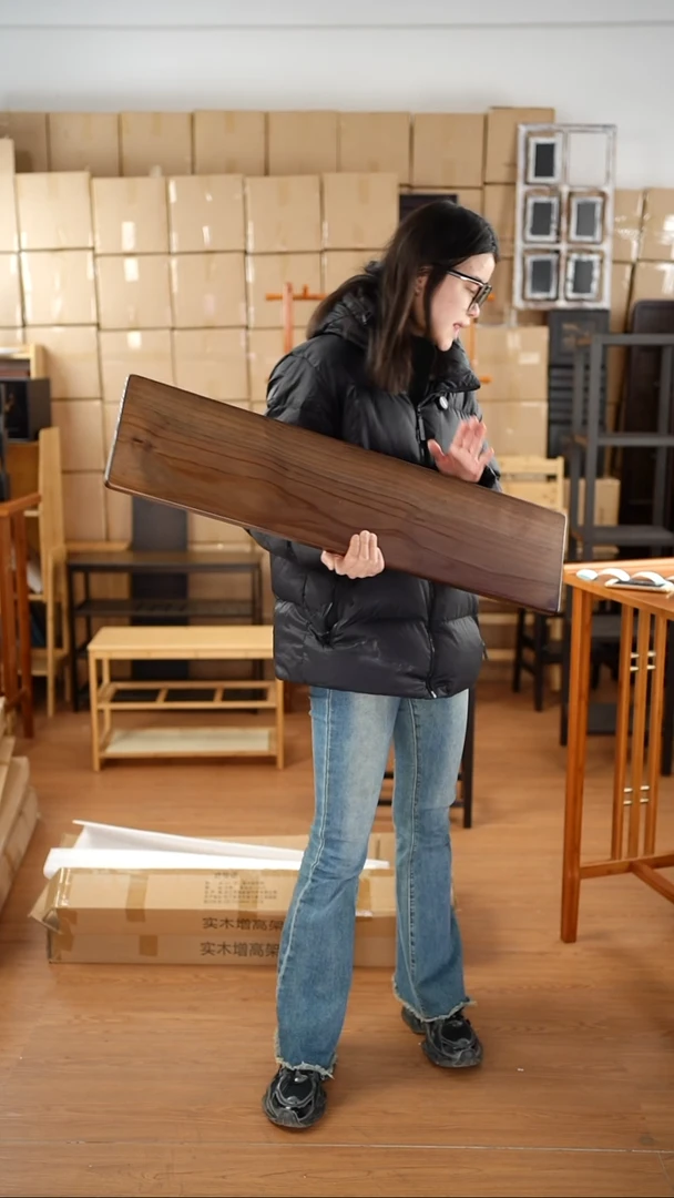 竹实木增高架长80窄的