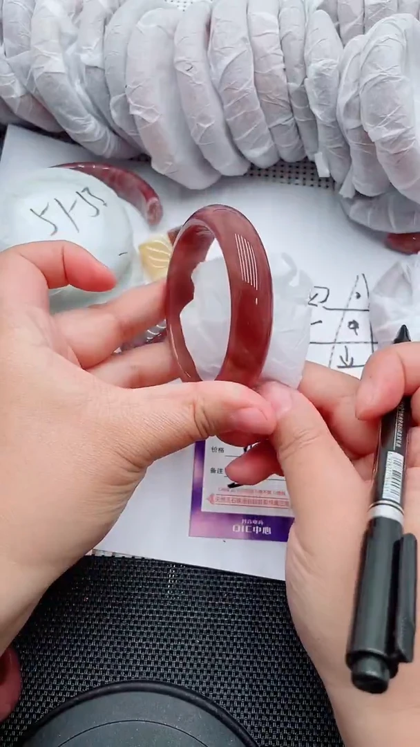 未镶嵌手镯石英质玉212-58-59