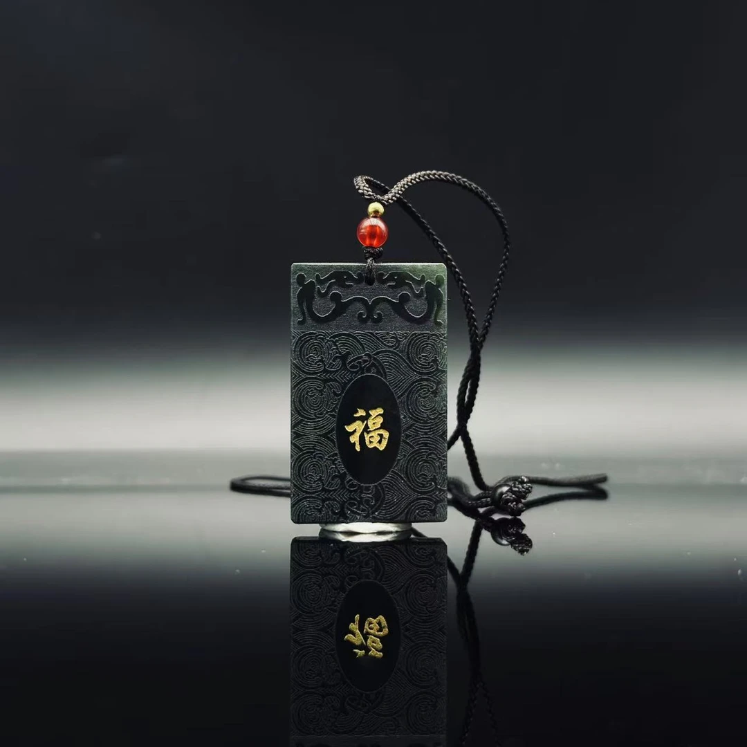 和田玉平安是福吊坠2495