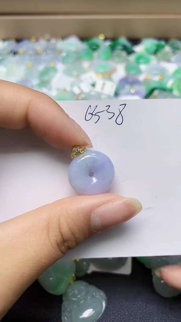 翡翠未镶嵌颈饰天然缅甸翡翠A货