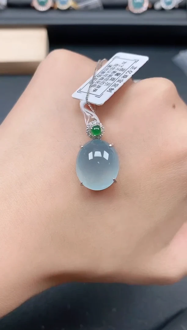 银S925镶嵌戒指翡翠111