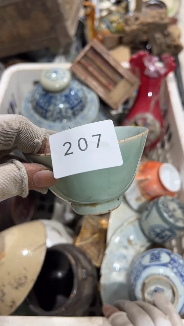 陶瓷牵***香工艺品0916207