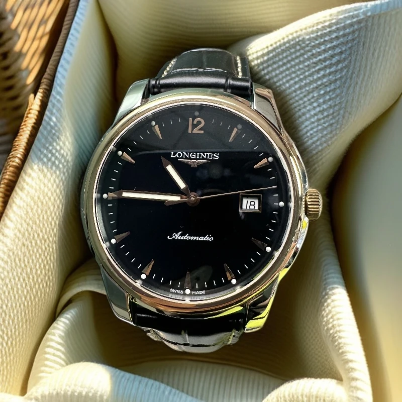 99新 Longines/浪琴 L2.766.5.59.7/索伊米亚766黑/后配扣/41表径