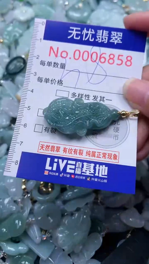 颈饰未镶嵌翡翠6858