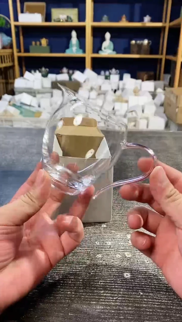 【闪购商品】其他粉把玻璃公道杯